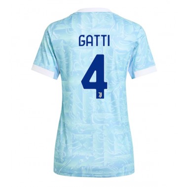 Juventus Federico Gatti #4 Koszulka Wyjazdowa damskie 2025-26 Krótki Rękaw