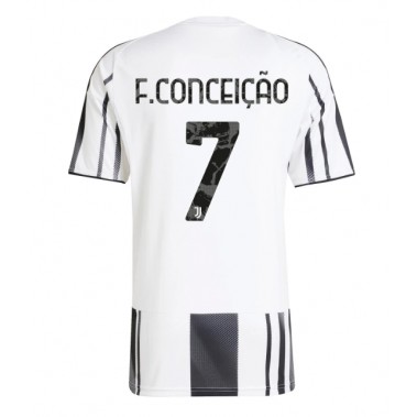 Juventus Francisco Conceicao #7 Koszulka Podstawowa 2025-26 Krótki Rękaw Juventus Francisco Conceicao #7 Koszulka Podstawowa 2025-26 Krótki Rękaw