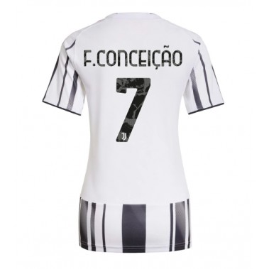 Juventus Francisco Conceicao #7 Koszulka Podstawowa damskie 2025-26 Krótki Rękaw Juventus Francisco Conceicao #7 Koszulka Podstawowa damskie 2025-26 Krótki Rękaw