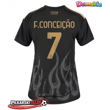Juventus Francisco Conceicao #7 Koszulka Trzecia damskie 2026-27 Krótki Rękaw