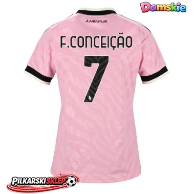 Juventus Francisco Conceicao #7 Koszulka Wyjazdowa damskie 2026-27 Krótki Rękaw