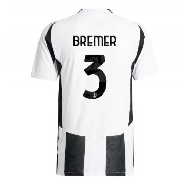 Juventus Gleison Bremer #3 Koszulka Podstawowa 2024-25 Krótki Rękaw
