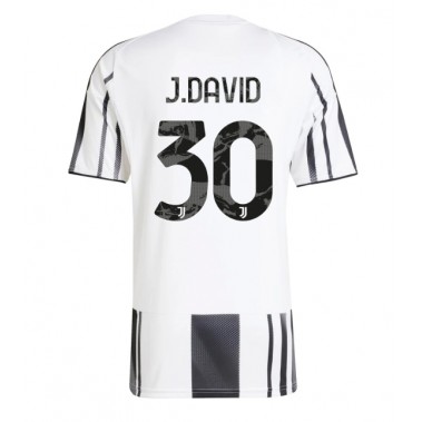 Juventus Jonathan David #30 Koszulka Podstawowa 2025-26 Krótki Rękaw Juventus Jonathan David #30 Koszulka Podstawowa 2025-26 Krótki Rękaw