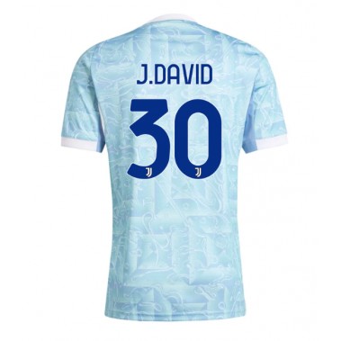 Juventus Jonathan David #30 Koszulka Wyjazdowa 2025-26 Krótki Rękaw Juventus Jonathan David #30 Koszulka Wyjazdowa 2025-26 Krótki Rękaw