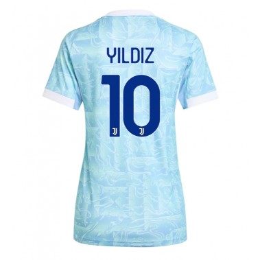 Juventus Kenan Yildiz #10 Koszulka Wyjazdowa damskie 2025-26 Krótki Rękaw