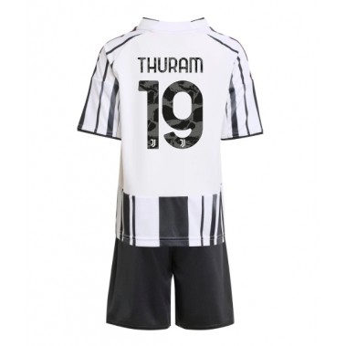 Juventus Khephren Thuram #19 Koszulka Podstawowa dzieci 2025-26 Krótki Rękaw (+ krótkie spodenki)