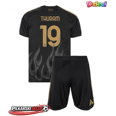 Juventus Khephren Thuram #19 Koszulka Trzecia dzieci 2026-27 Krótki Rękaw (+ krótkie spodenki)