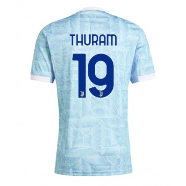 Juventus Khephren Thuram #19 Koszulka Wyjazdowa 2025-26 Krótki Rękaw