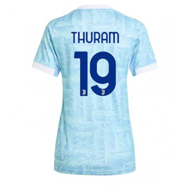Juventus Khephren Thuram #19 Koszulka Wyjazdowa damskie 2025-26 Krótki Rękaw Juventus Khephren Thuram #19 Koszulka Wyjazdowa damskie 2025-26 Krótki Rękaw
