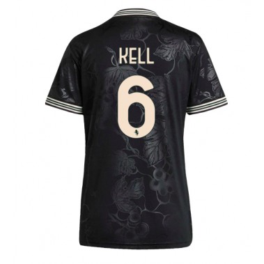 Juventus Lloyd Kelly #6 Koszulka Trzecia damskie 2025-26 Krótki Rękaw Juventus Lloyd Kelly #6 Koszulka Trzecia damskie 2025-26 Krótki Rękaw