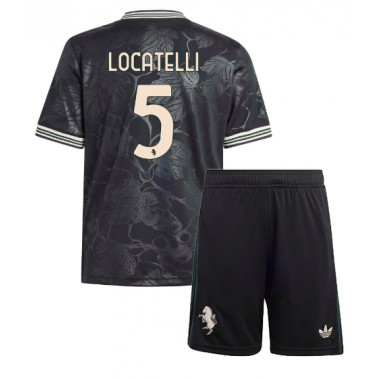 Juventus Manuel Locatelli #5 Koszulka Trzecia dzieci 2025-26 Krótki Rękaw (+ krótkie spodenki) Juventus Manuel Locatelli #5 Koszulka Trzecia dzieci 2025-26 Krótki Rękaw (+ krótkie spodenki)