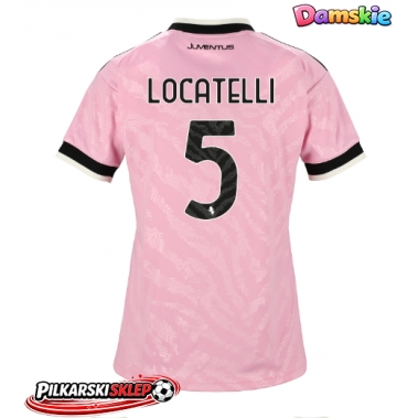 Juventus Manuel Locatelli #5 Koszulka Wyjazdowa damskie 2026-27 Krótki Rękaw