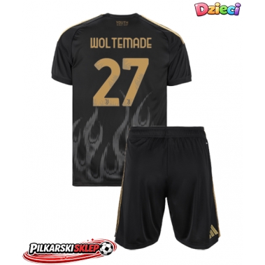 Juventus Nick Woltemade #27 Koszulka Trzecia dzieci 2026-27 Krótki Rękaw (+ krótkie spodenki)