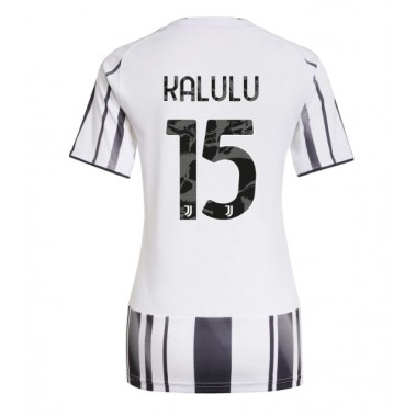 Juventus Pierre Kalulu #15 Koszulka Podstawowa damskie 2025-26 Krótki Rękaw Juventus Pierre Kalulu #15 Koszulka Podstawowa damskie 2025-26 Krótki Rękaw