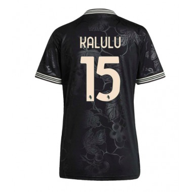 Juventus Pierre Kalulu #15 Koszulka Trzecia damskie 2025-26 Krótki Rękaw Juventus Pierre Kalulu #15 Koszulka Trzecia damskie 2025-26 Krótki Rękaw