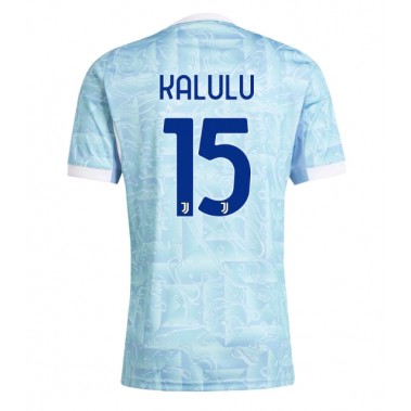 Juventus Pierre Kalulu #15 Koszulka Wyjazdowa 2025-26 Krótki Rękaw