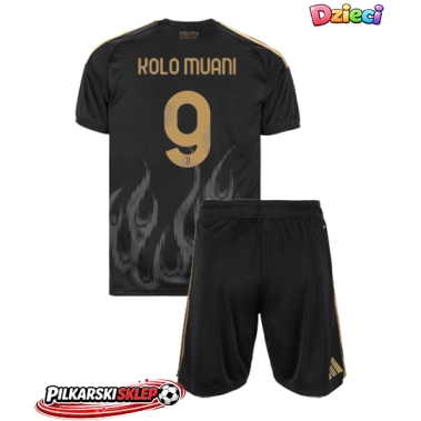 Juventus Randal Kolo Muani #9 Koszulka Trzecia dzieci 2026-27 Krótki Rękaw (+ krótkie spodenki)