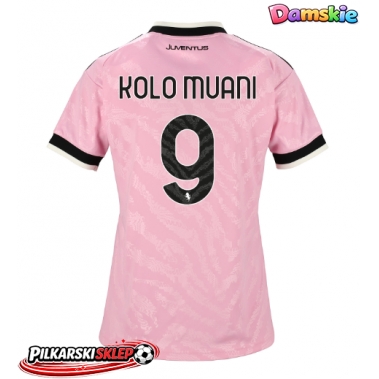 Juventus Randal Kolo Muani #9 Koszulka Wyjazdowa damskie 2026-27 Krótki Rękaw