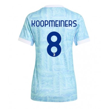 Juventus Teun Koopmeiners #8 Koszulka Wyjazdowa damskie 2025-26 Krótki Rękaw