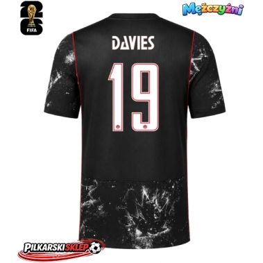 Kanada Alphonso Davies #19 Koszulka Wyjazdowa MŚ 2026 Krótki Rękaw