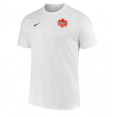 Kanada Koszulka Wyjazdowa MŚ 2022 Krótki Rękaw