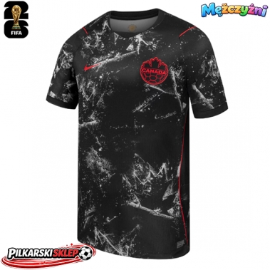 Kanada Koszulka Wyjazdowa MŚ 2026 Krótki Rękaw