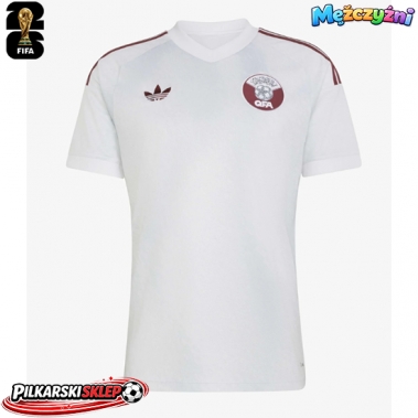 Katar Koszulka Wyjazdowa MŚ 2026 Krótki Rękaw