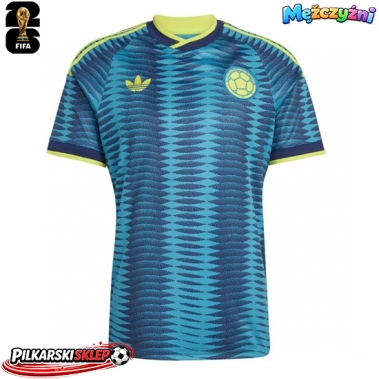 Kolumbia Koszulka Wyjazdowa MŚ 2026 Krótki Rękaw