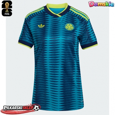 Kolumbia Koszulka Wyjazdowa damskie MŚ 2026 Krótki Rękaw