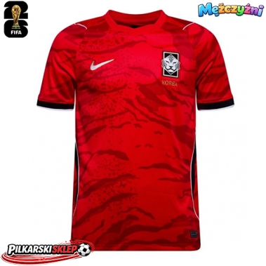 Korea Republika Koszulka Podstawowa MŚ 2026 Krótki Rękaw