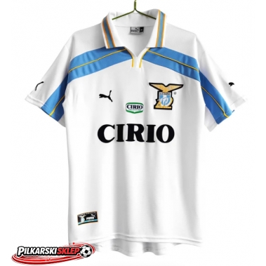 Lazio 1999-2000 Centenary Koszulka Retro Podstawowa Krótki Rękaw