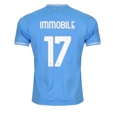 Lazio Ciro Immobile #17 Koszulka Podstawowa 2023-24 Krótki Rękaw