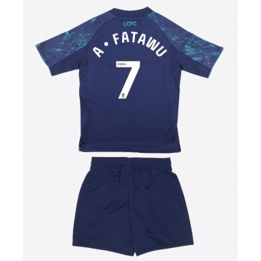 Leicester City Issahaku Fatawu #7 Koszulka Wyjazdowa dzieci 2025-26 Krótki Rękaw (+ krótkie spodenki) Leicester City Issahaku Fatawu #7 Koszulka Wyjazdowa dzieci 2025-26 Krótki Rękaw (+ krótkie spodenki)
