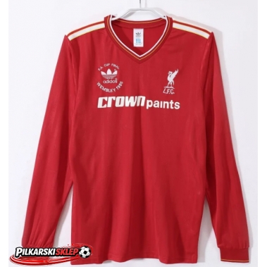Liverpool 1986-1987 Koszulka Retro Podstawowa Długi Rękaw