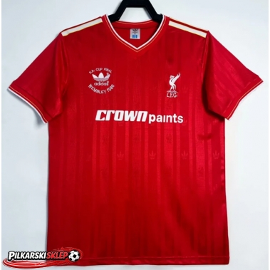 Liverpool 1986-1987 Koszulka Retro Podstawowa Krótki Rękaw