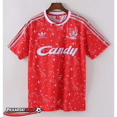 Liverpool 1989-1991 Koszulka Retro Podstawowa Krótki Rękaw