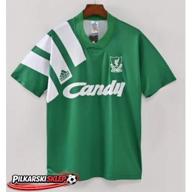 Liverpool 1991-1992 Koszulka Retro Wyjazdowa Krótki Rękaw