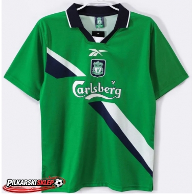 Liverpool 1999-2000 Koszulka Retro Wyjazdowa Krótki Rękaw