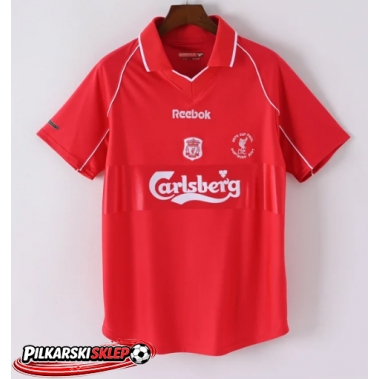 Liverpool 2000-2001 Koszulka Retro Podstawowa Krótki Rękaw
