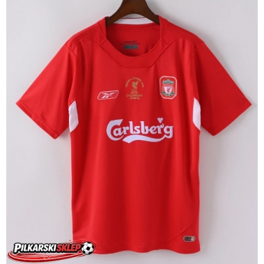 Liverpool 2004-2005 Koszulka Retro Podstawowa Krótki Rękaw