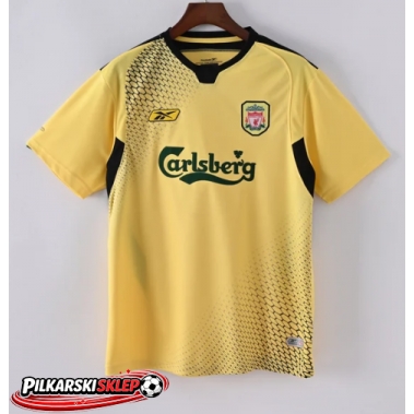 Liverpool 2004-2005 Koszulka Retro Wyjazdowa Krótki Rękaw