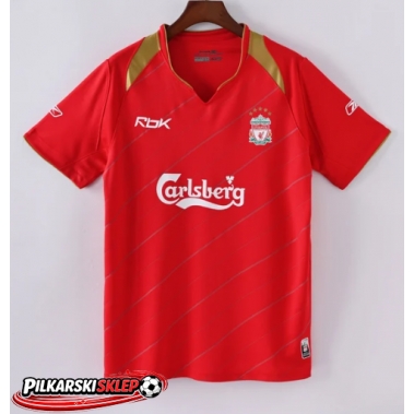 Liverpool 2005-2006 Koszulka Retro Podstawowa Krótki Rękaw