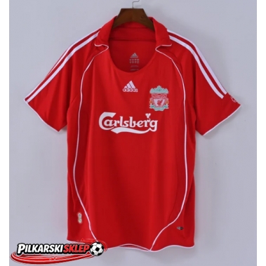 Liverpool 2006-2007 Koszulka Retro Podstawowa Krótki Rękaw