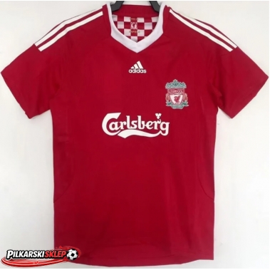 Liverpool 2008-2009 Koszulka Retro Podstawowa Krótki Rękaw