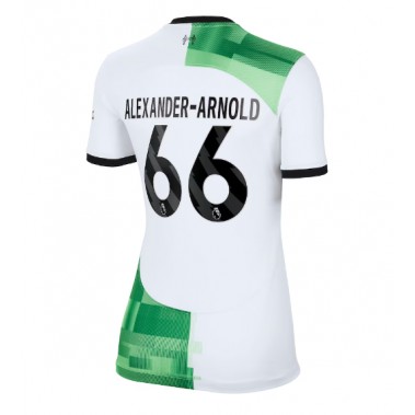 Liverpool Alexander-Arnold #66 Koszulka Wyjazdowa damskie 2023-24 Krótki Rękaw