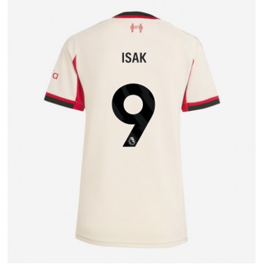 Liverpool Alexander Isak #9 Koszulka Wyjazdowa damskie 2025-26 Krótki Rękaw Liverpool Alexander Isak #9 Koszulka Wyjazdowa damskie 2025-26 Krótki Rękaw