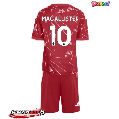 Liverpool Alexis Mac Allister #10 Koszulka Podstawowa dzieci 2026-27 Krótki Rękaw (+ krótkie spodenki)