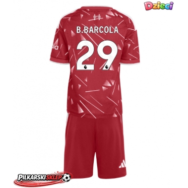 Liverpool Bradley Barcola #29 Koszulka Podstawowa dzieci 2026-27 Krótki Rękaw (+ krótkie spodenki)