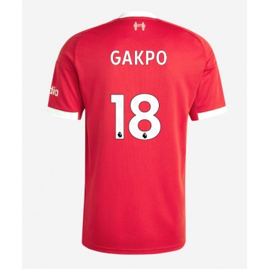 Liverpool Cody Gakpo #18 Koszulka Podstawowa 2025-26 Krótki Rękaw Liverpool Cody Gakpo #18 Koszulka Podstawowa 2025-26 Krótki Rękaw