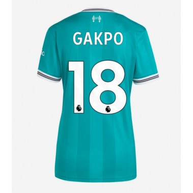 Liverpool Cody Gakpo #18 Koszulka Trzecia damskie 2025-26 Krótki Rękaw